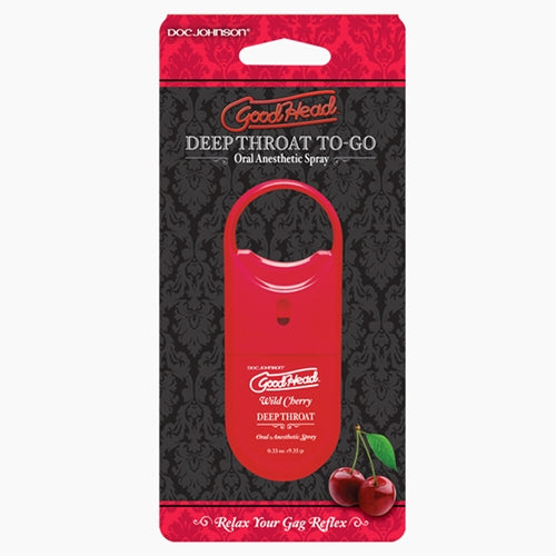 Goodhead Deep Throat To-Go Desensitizing Oral Spray 0.33 oz - Choose Flavor