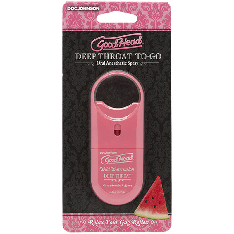 Goodhead Deep Throat To-Go Desensitizing Oral Spray 0.33 oz - Choose Flavor