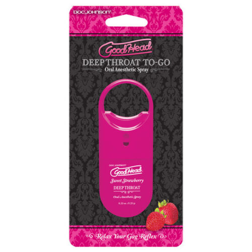 Goodhead Deep Throat To-Go Desensitizing Oral Spray 0.33 oz - Choose Flavor