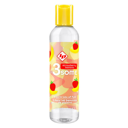 D 3Some 3-in-1 & Lots Of Fun - Warming, Lickable, & Massage 4 oz (118 mL) - 4 Flavors