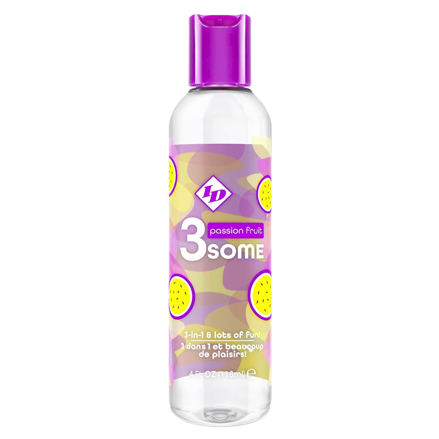 D 3Some 3-in-1 & Lots Of Fun - Warming, Lickable, & Massage 4 oz (118 mL) - 4 Flavors