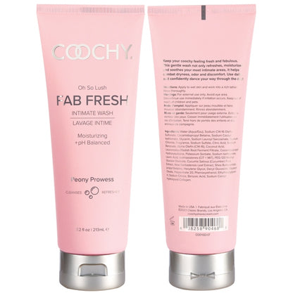 Coochy Fab Fresh Feminine Wash 7.2 Oz Peony Prowess