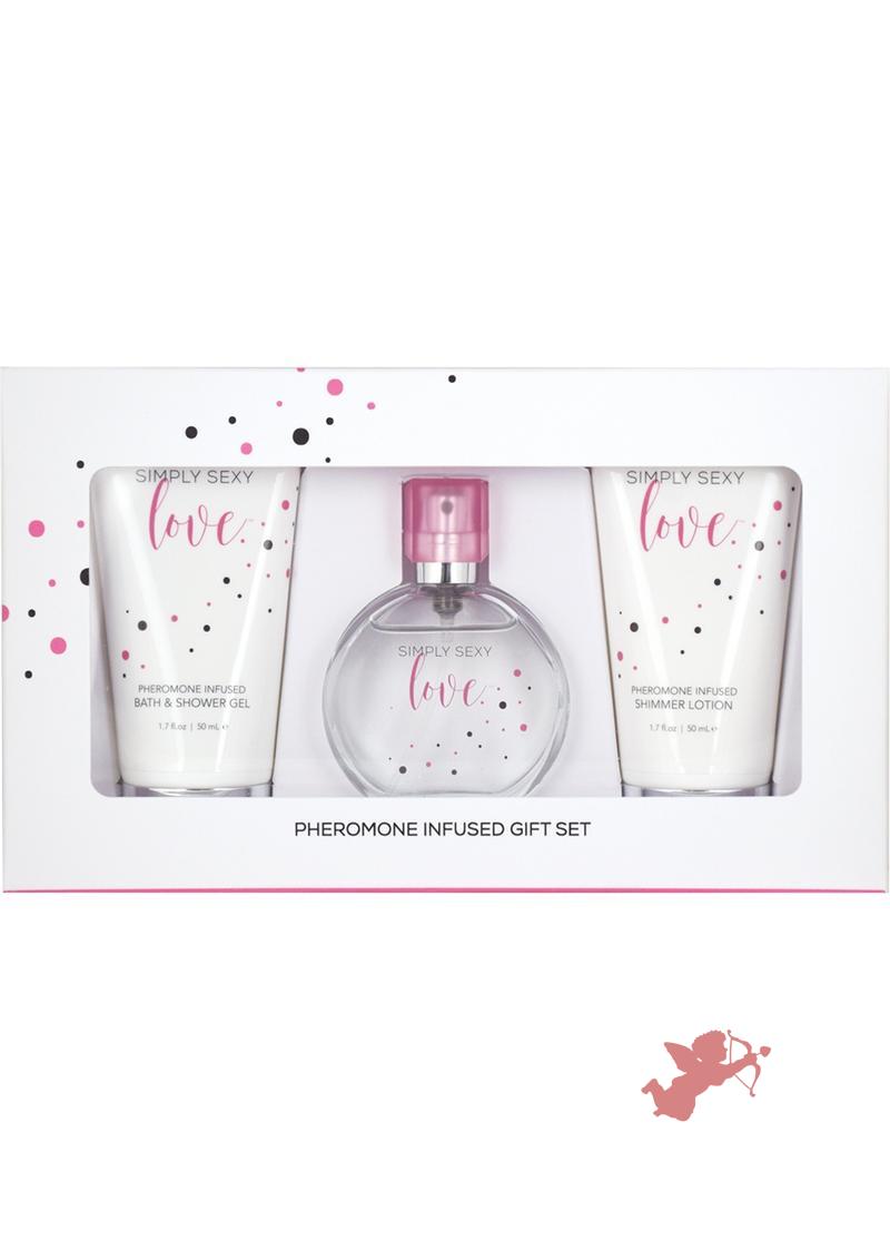 Simply Sexy Love Pheromone Infused Perfume Gift Set 4 Piece