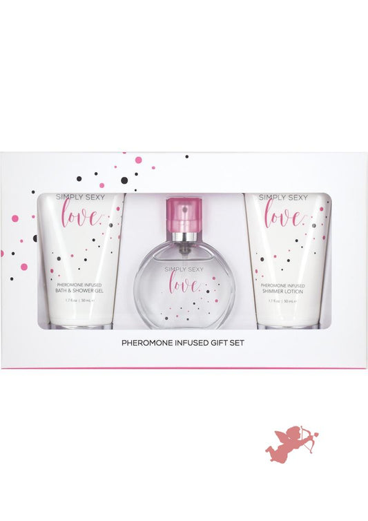 Simply Sexy Love Pheromone Infused Perfume Gift Set 4 Piece