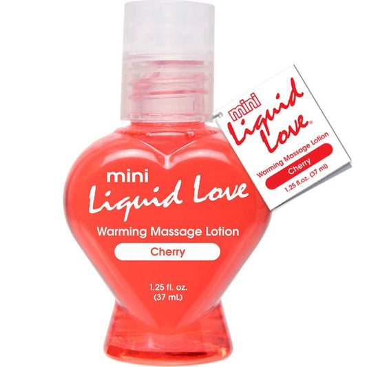 Mini Liquid Love Warming Massage Lotion   Cherry