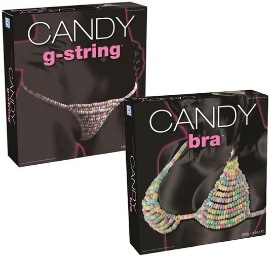 Candy Bra and Candy G-String - Rainbow