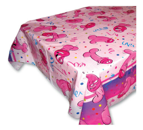 ADULT HENS PARTY NIGHT WILLY DICKY PECKER TABLECLOTH TABLE COVER CLOTH